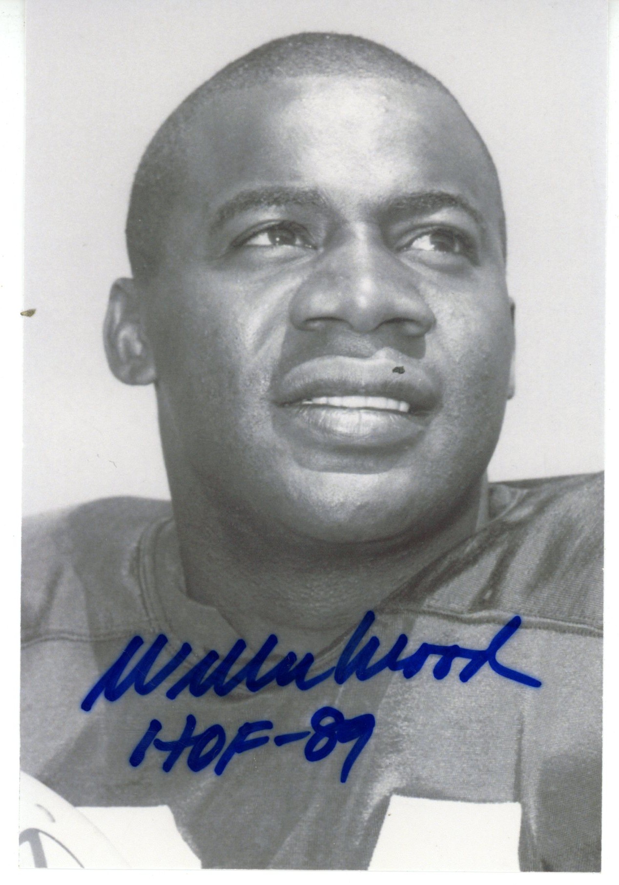 Willie Wood Autographed/Signed Green Bay Packers 4x6" Photo HOF Beckett 56078