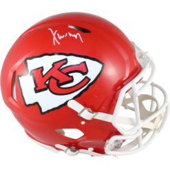 Xavier Worthy Autographed Kansas City Chiefs Authentic Helmet Fanatics 51719