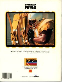 Louie Wright Autographed Denver Broncos 1986 Yearbook Magazine Beckett 55754