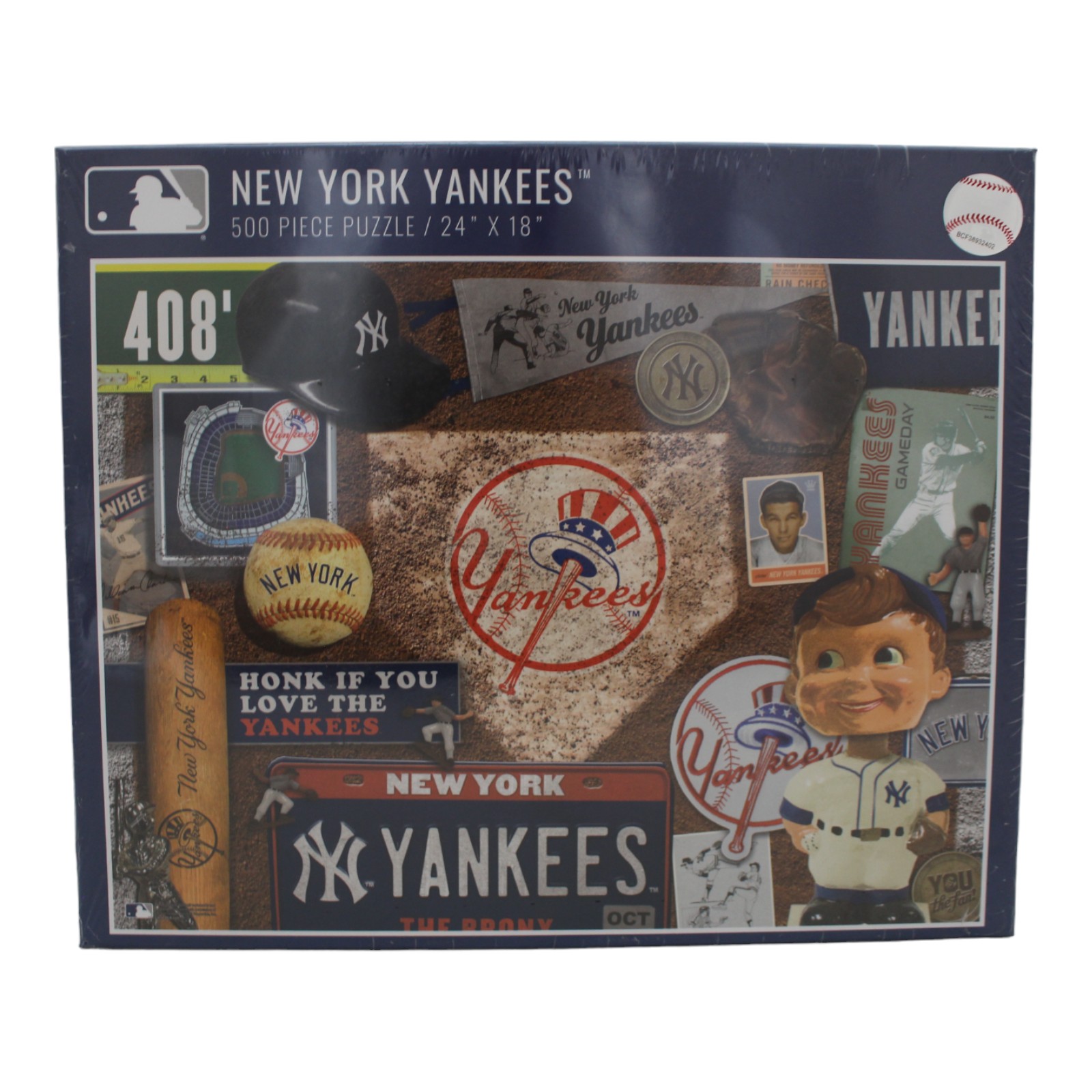 New York Yankees 18"x24" YouTheFan 500 Piece Retro Series Puzzle