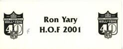 Ron Yary Autographed Minnesota Vikings NFL Hall of Fame Place Card Beckett 56222