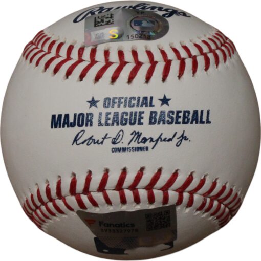 Mike Yazstremski Autographed San Francisco Giants OML Baseball FAN 46893