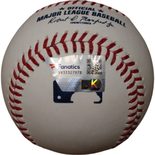 Mike Yazstremski Autographed San Francisco Giants OML Baseball FAN 46893