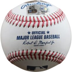 Christian Yelich Signed Milwaukee Brewers OML Baseball 18 NL MVP Beckett 56296