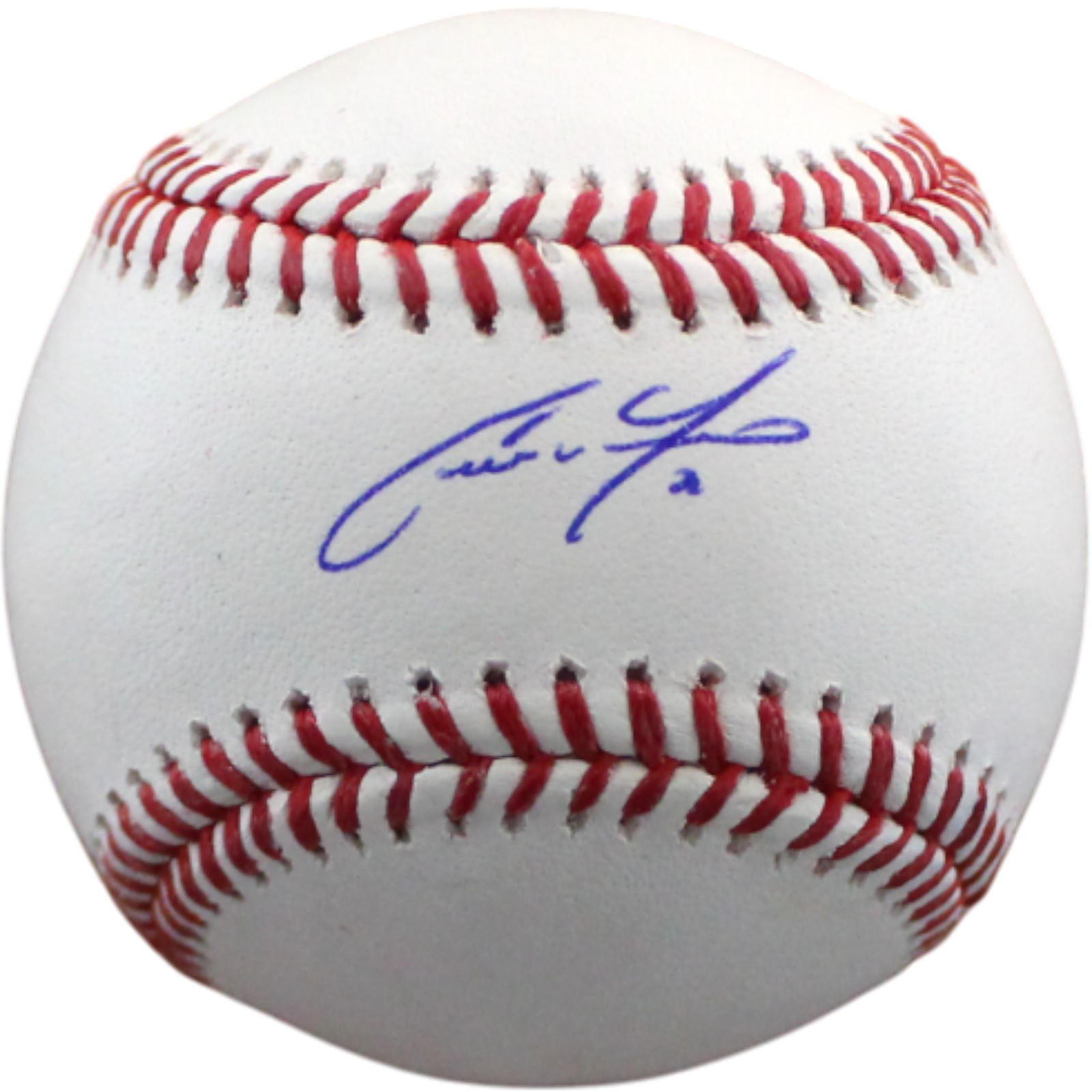 Christian Yelich Autographed Milwaukee Brewers OML Baseball MLB 54478