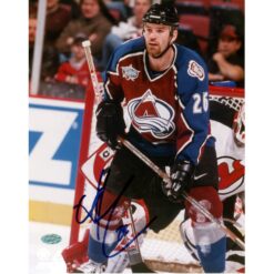 Stephane Yelle Autographed Colorado Avalanche 8x10 Photo Mounted Memories 51525