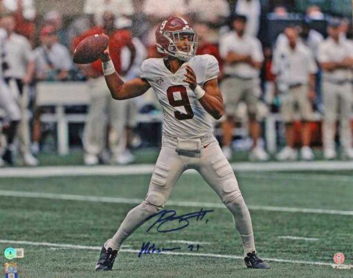 Bryce Young Autographed Alabama Heisman insc. 16x20 Photo BAS