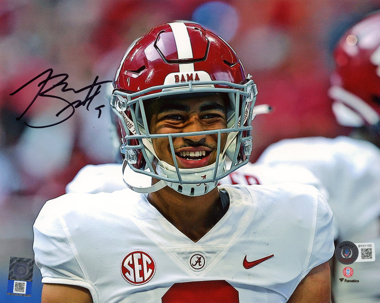 Bryce Young Autographed/Signed Alabama Crimson Tide 8x10 Photo BAS