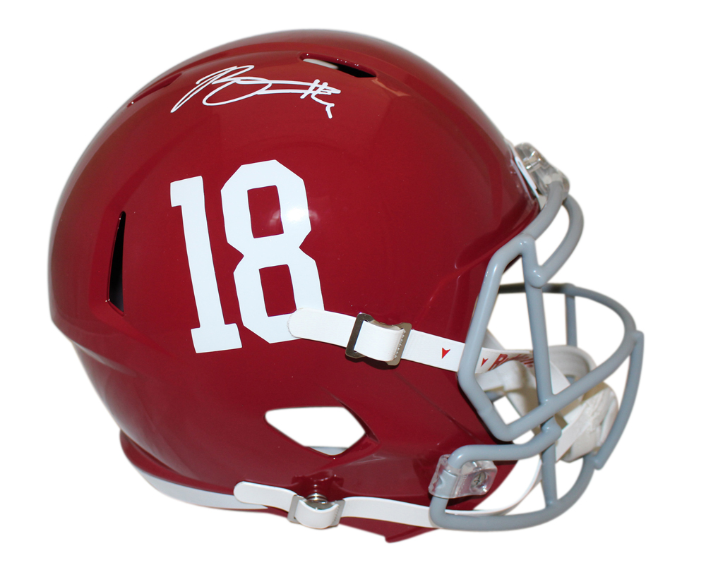 Bryce Young Autographed Alabama Crimson Tide Speed F/S Helmet BAS