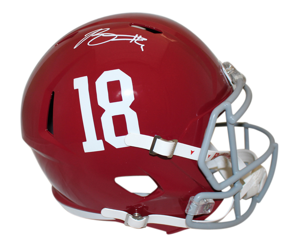 Bryce Young Autographed Alabama Crimson Tide Speed F/S Helmet BAS 