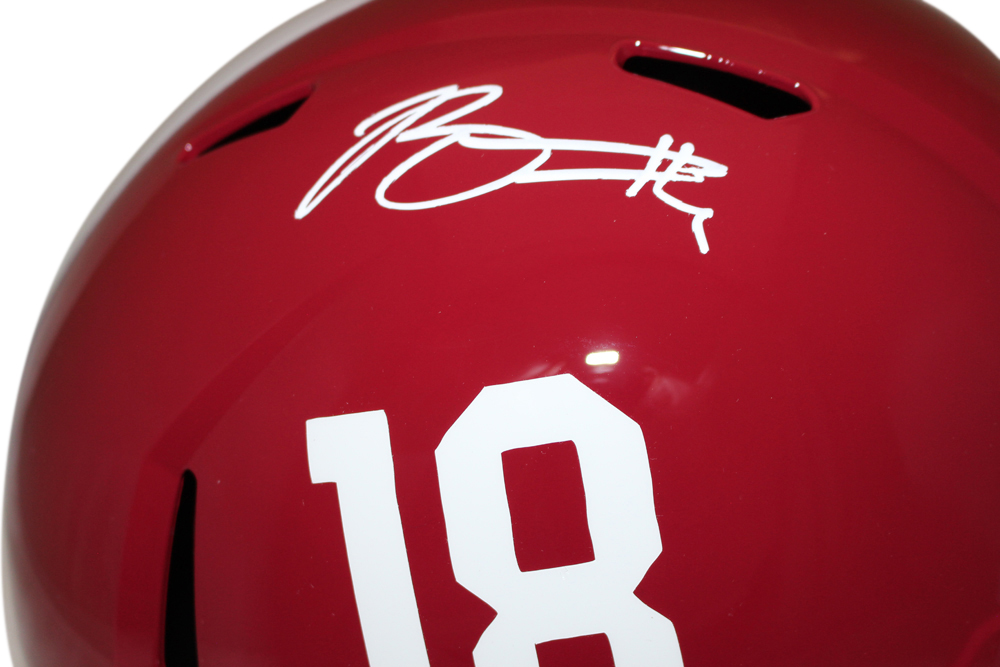 Bryce Young Autographed Alabama Crimson Tide Speed F/S Helmet BAS