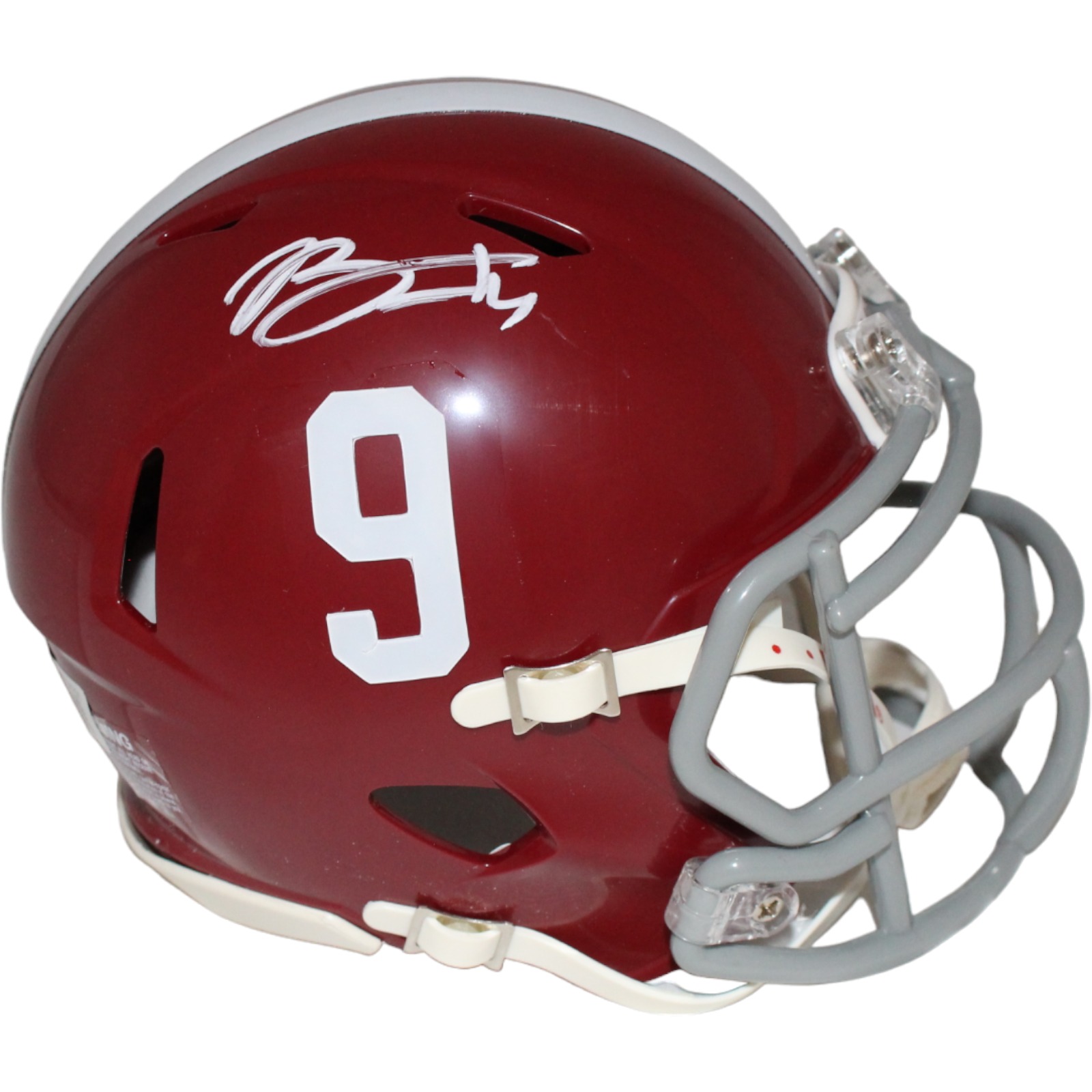 Bryce Young Signed Alabama Crimson Red Mini Helmet Beckett