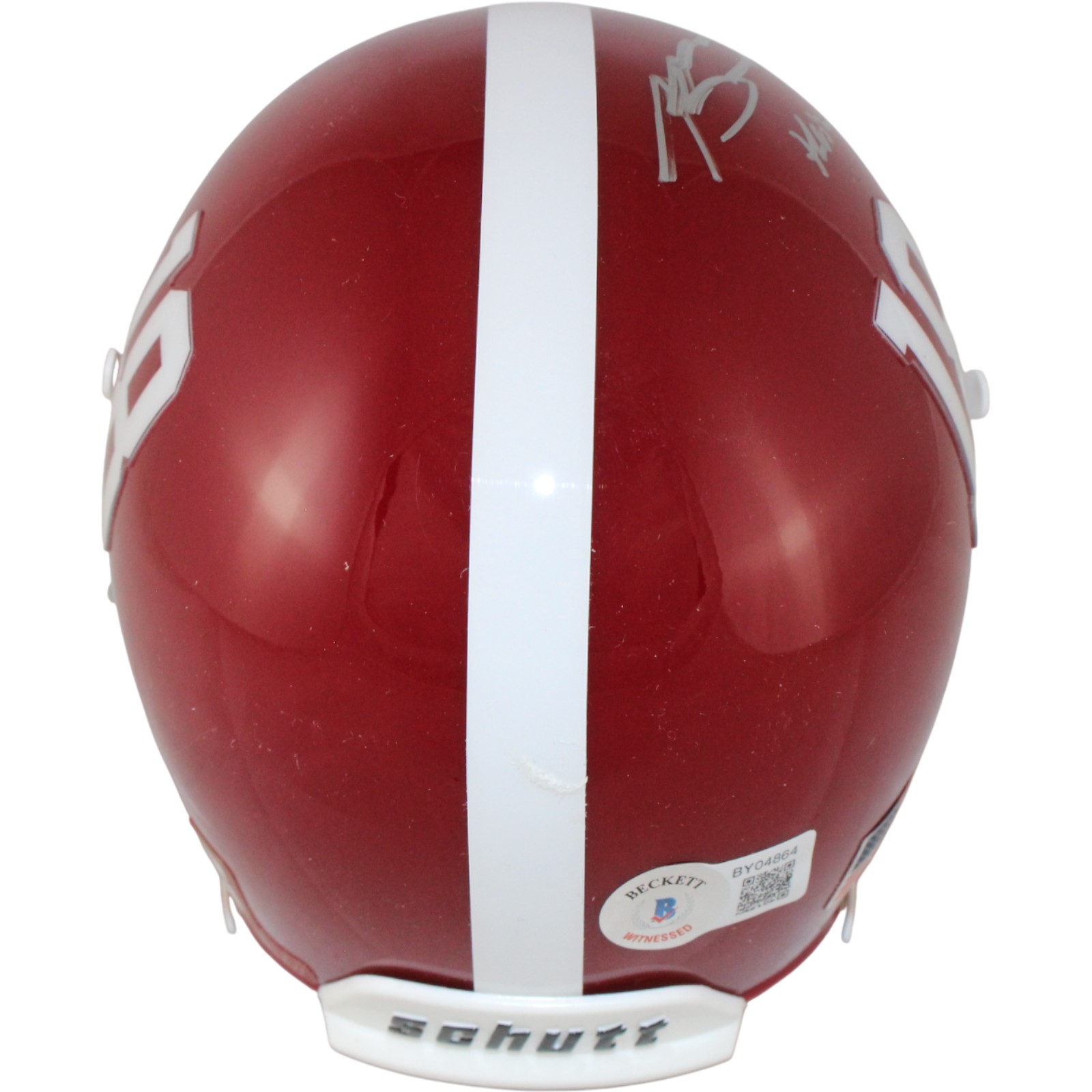 Bryce Young Autographed Alabama Crimson Tide Mini Helmet Beckett Witness 53688 3 Bryce Young Autographed Alabama Crimson Tide Mini Helmet Beckett Witness 53688