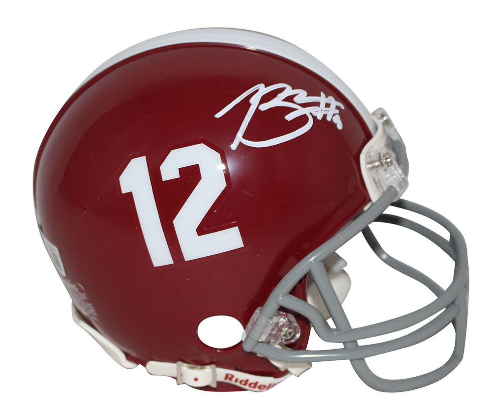 Bryce Young Autographed Alabama Crimson Tide VSR4 Mini Helmet BAS