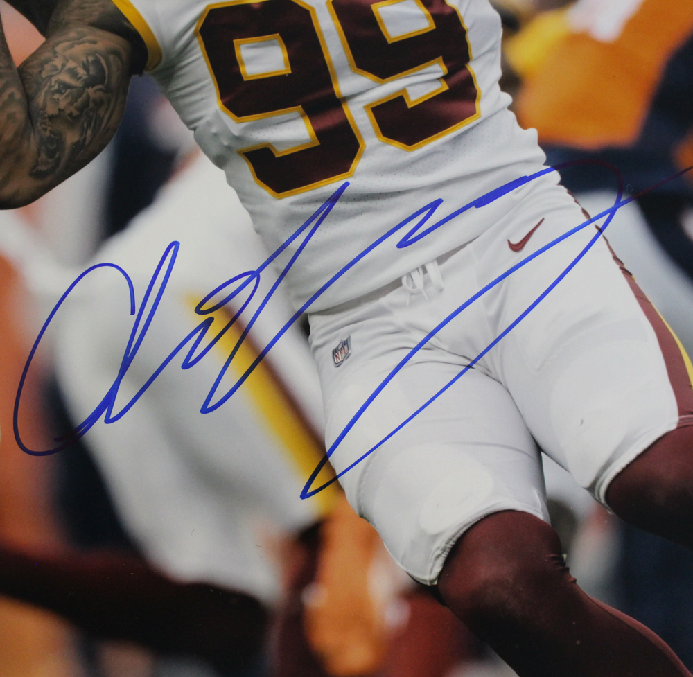 Chase Young Autographed/Signed Washington Football Team 16x20 Photo FAN