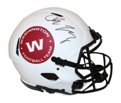 Chase Young Signed Washington Football Team Authentic Lunar Helmet FAN