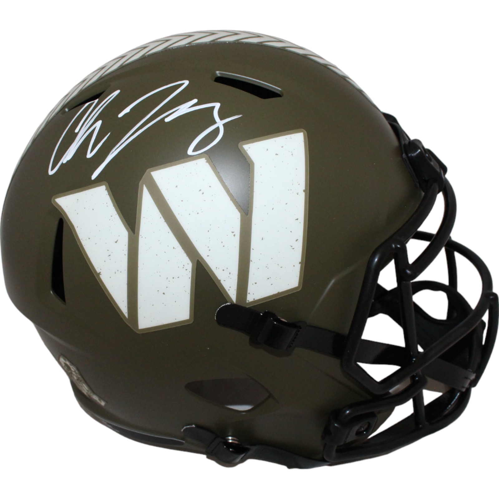Chase Young Signed Washington Commanders F/S Salute 22 Helmet FAN
