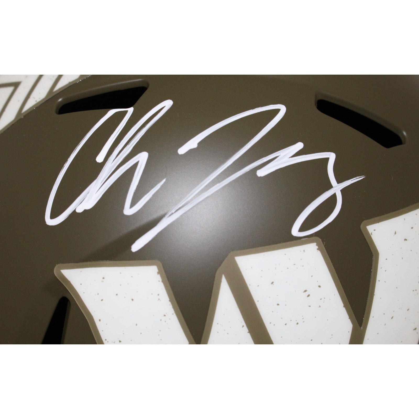 Chase Young Signed Washington Commanders F/S Salute 22 Helmet FAN
