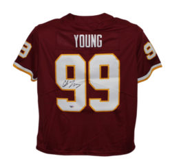 Chase Young Signed Washington Football Team Nike Limited L Jersey FAN