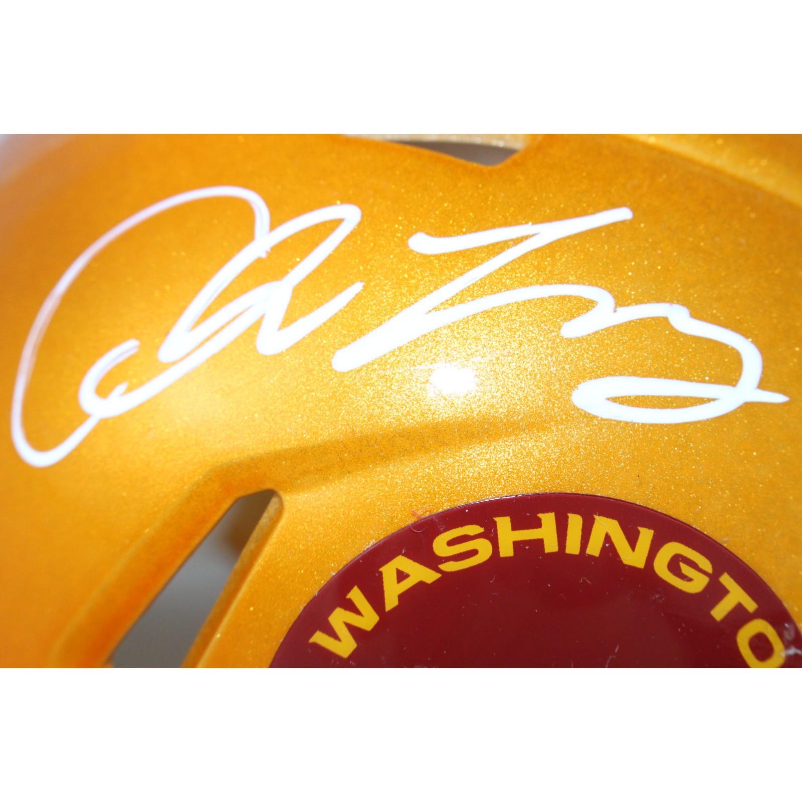 Chase Young Signed Washington Commanders Flash Mini Helmet DPOY Fanatics 53689 2 Chase Young Signed Washington Commanders Flash Mini Helmet DPOY Fanatics 53689