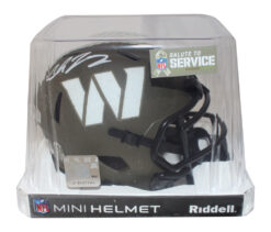 Chase Young Signed Washington Commnaders salute Mini Helmet FAN 