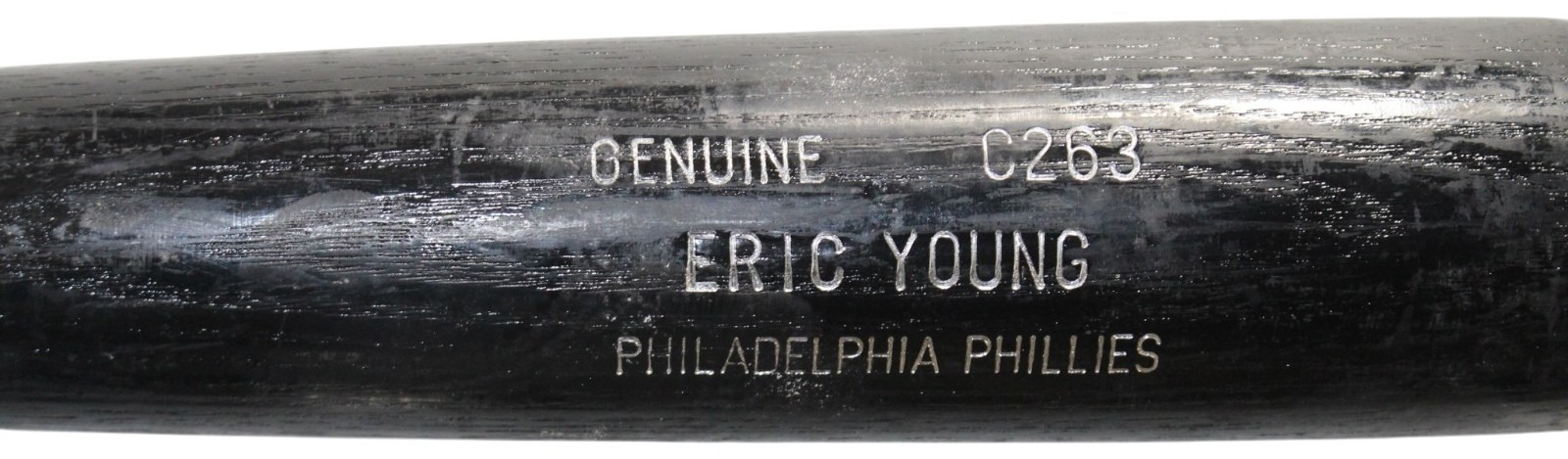 Eric Young Philadelphia Phillies Game Used Louisville Slugger Baseball Bat 57274 5 Eric Young Philadelphia Phillies Game Used Louisville Slugger Baseball Bat 57274