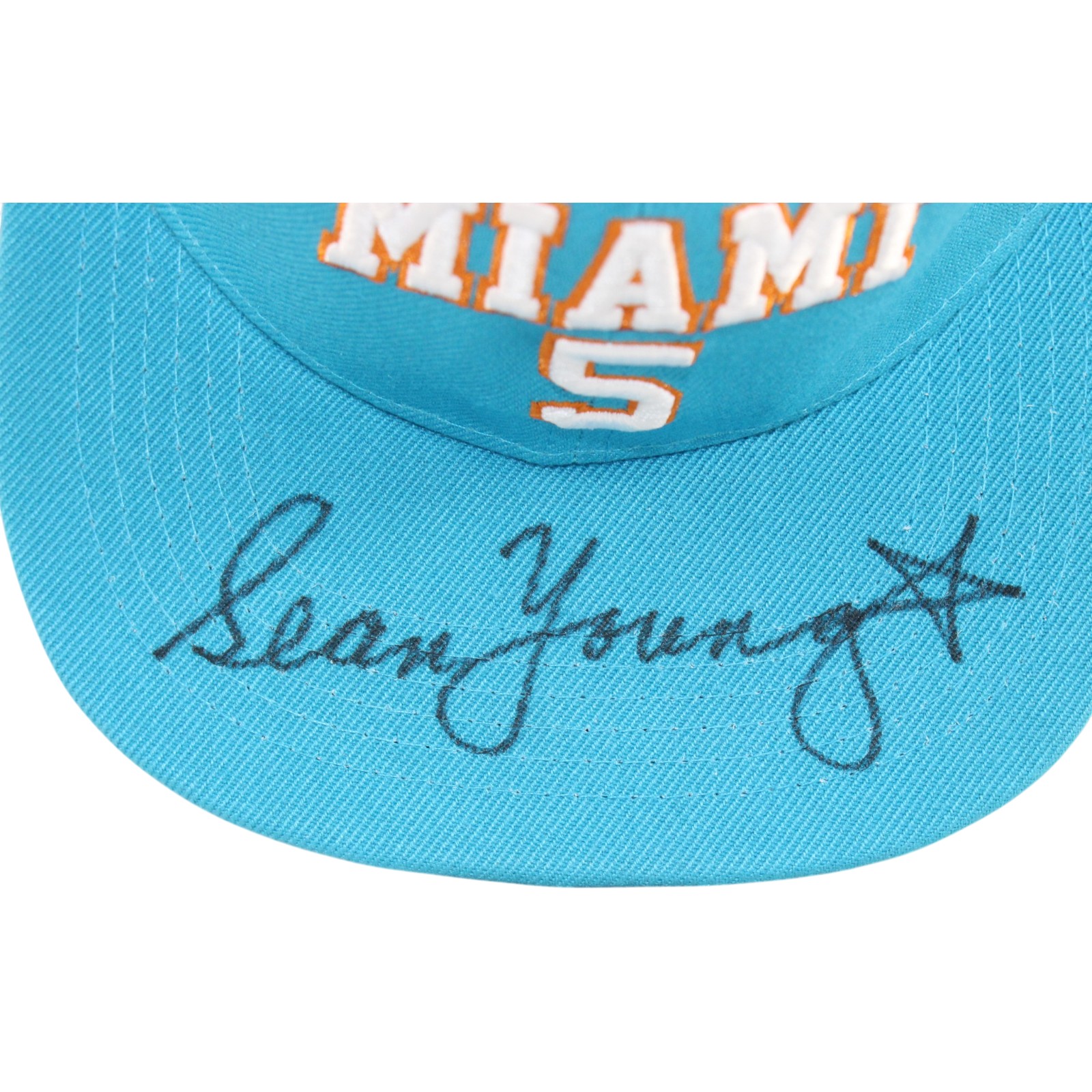 Sean Young "Ray Finkle" Autographed Collectible Ace Ventura Hat BAS black 55784