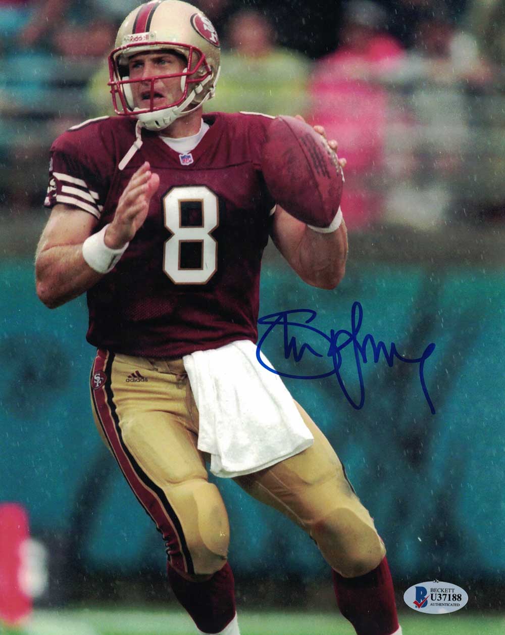 Steve Young Autographed/Signed San Francisco 49ers 8x10 Photo BAS 29941