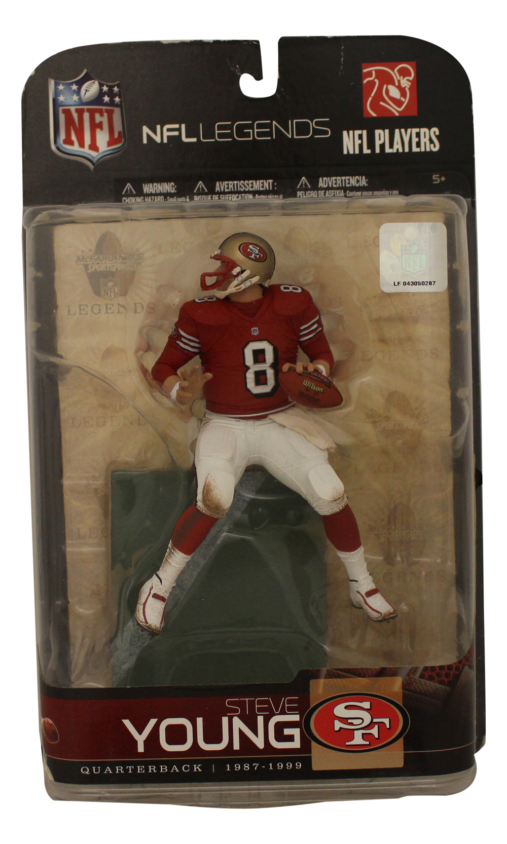 Steve Young San Francisco 49ers 2009 Legends McFarlane Figure 32045