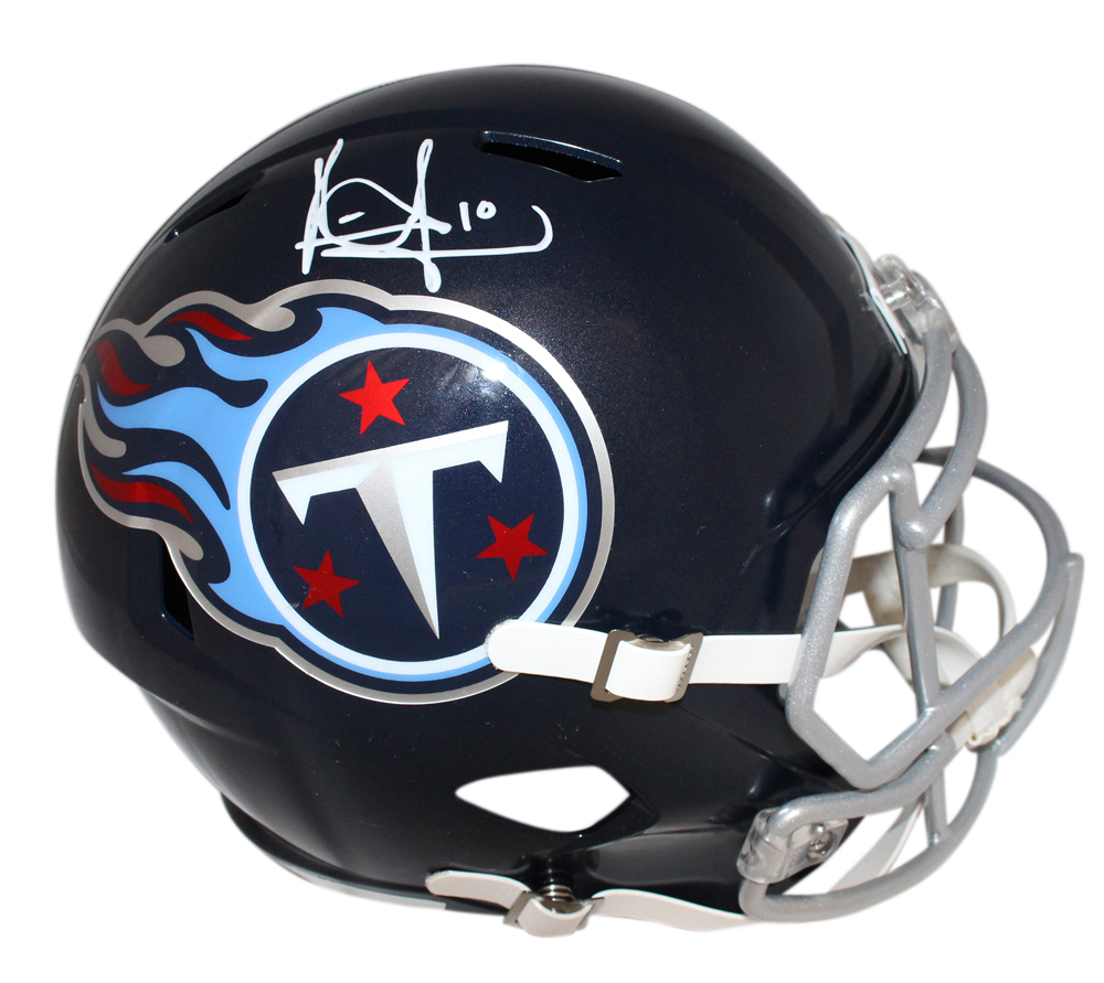 Vince Young Autographed Tennessee Titans F/S Helmet Beckett