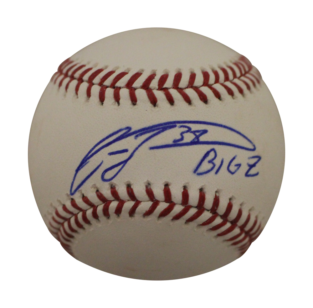 Carlos Zambrano Autographed/Signed Chicago Cubs OML Baseball Big Z BAS 27385