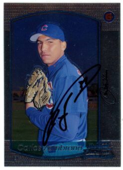 Carlos Zambrano Signed 2000 Bowman Chrome Rookie Card 303 Chicago Cubs