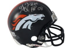 Gary Zimmerman Autographed Denver Broncos VSR4 TB Mini Helmet HOF JSA 55381