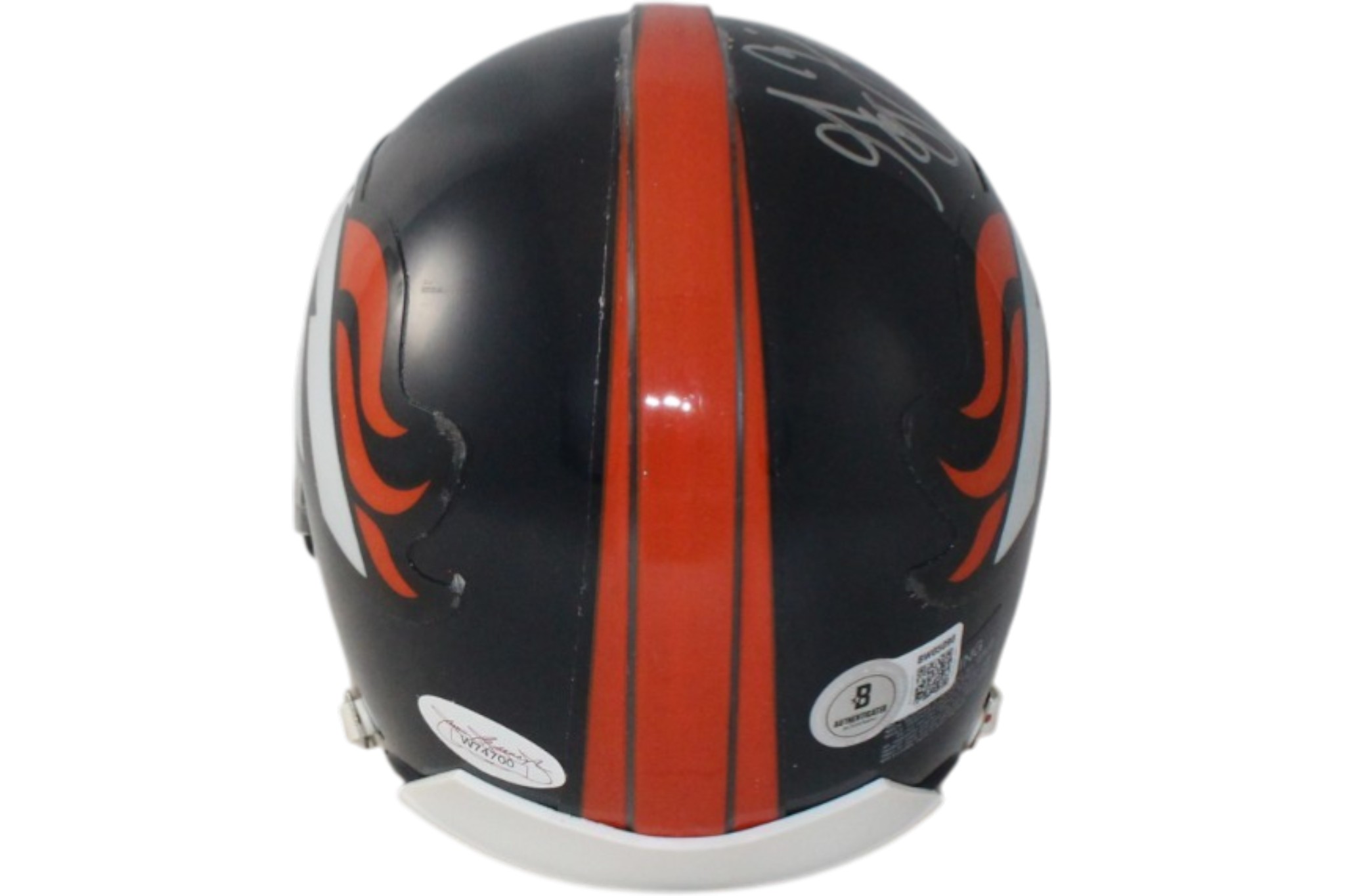 Gary Zimmerman Autographed Denver Broncos VSR4 TB Mini Helmet HOF JSA 55381 3 Gary Zimmerman Autographed Denver Broncos VSR4 TB Mini Helmet HOF JSA 55381