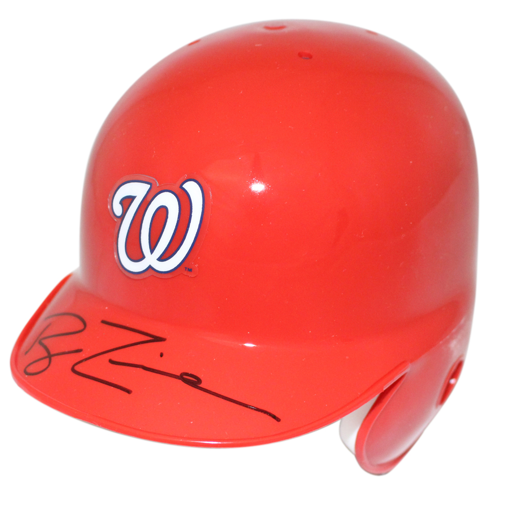 Ryan Zimmerman Autographed Washington Nationals Mini Batting Helmet JSA 24805