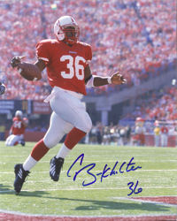 Correll Buckhalter Autographed Nebraska Cornhuskers 8x10 Photo (Solo Red) 15270