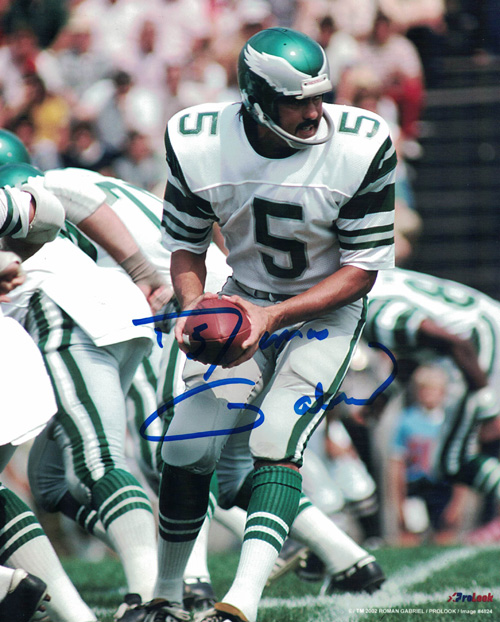 Roman Gabriel Autographed/Signed Philadelphia Eagles 8x10 Photo 15295 PF