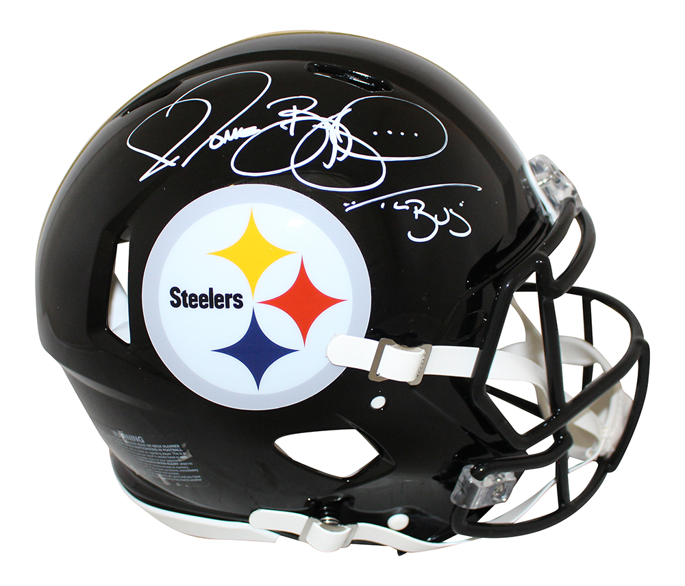 Jerome Bettis Signed Pittsburgh Steelers Authentic Speed Helmet Bus BAS 31208