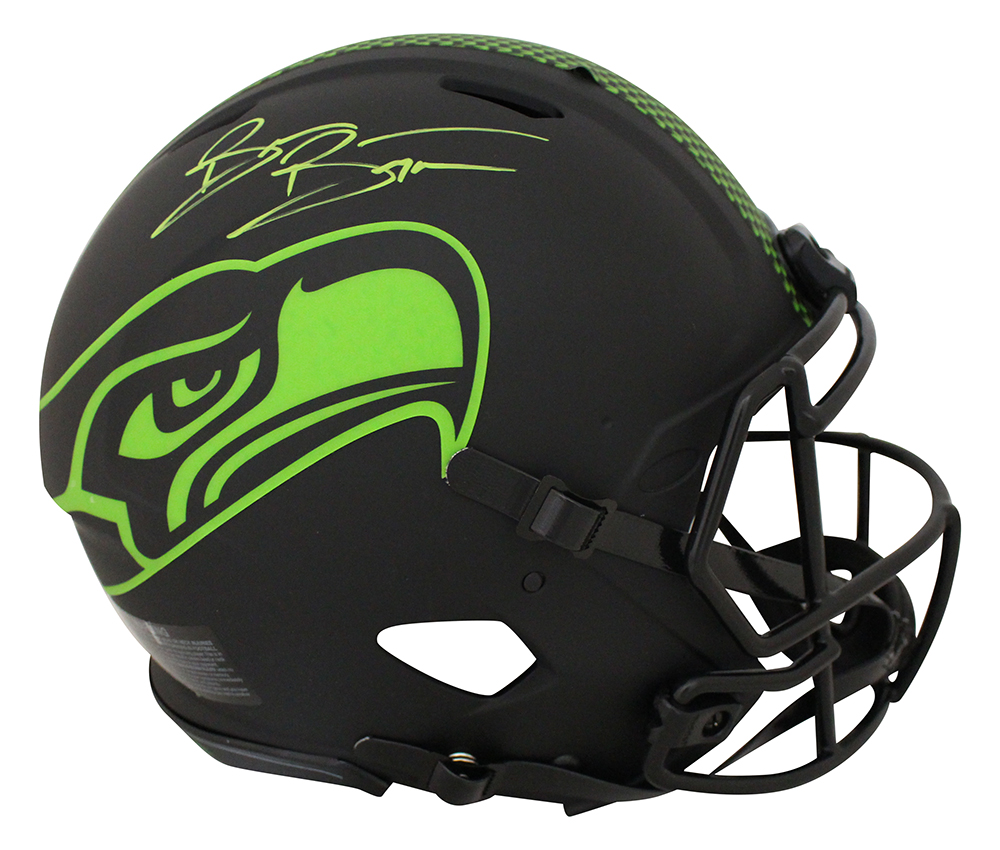 Brian Bosworth Signed Seattle Seahawks Authentic Eclipse Speed Helmet BAS 31213
