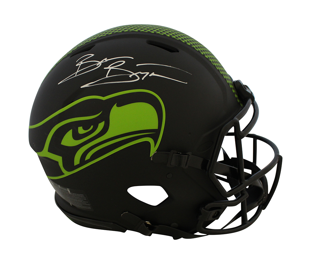 Brian Bosworth Signed Seattle Seahawks Authentic Eclipse Speed Helmet BAS 31214