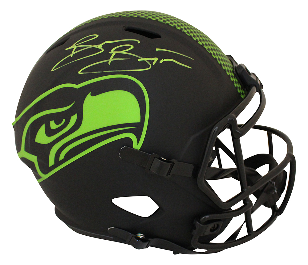 Brian Bosworth Autographed Seattle Seahawks F/S Eclipse Speed Helmet BAS 31217