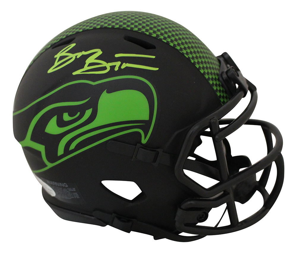Brian Bosworth Autographed Seattle Seahawks Eclipse Mini Helmet BAS 31219
