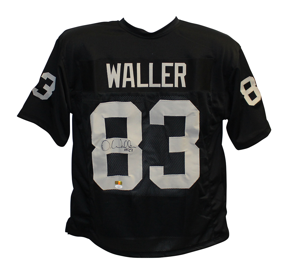 Darren Waller Autographed/Signed Pro Style Black XL Jersey JSA 31256