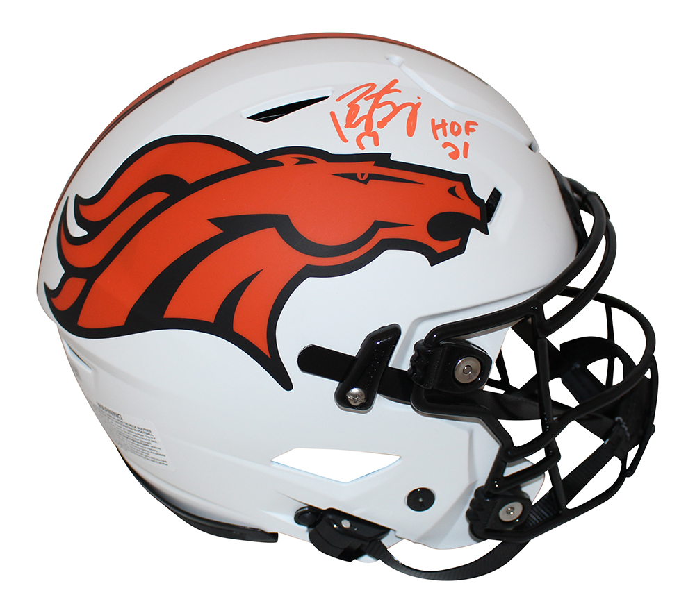 Peyton Manning Signed Broncos Authentic Lunar Speed Flex Helmet HOF FAN 31277