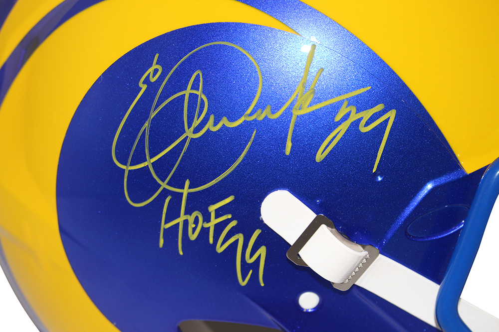 Eric Dickerson Signed Los Angeles Rams Authentic 2020 Speed Helmet BAS 31294