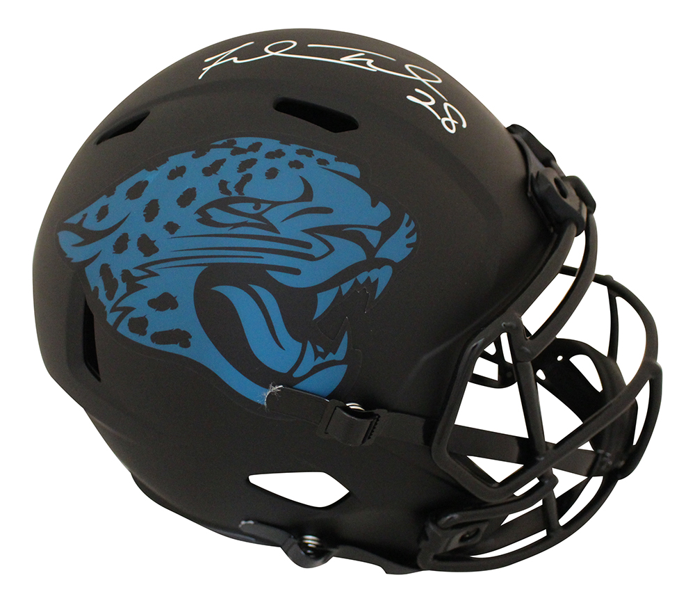 Fred Taylor Autographed Jacksonville Jaguars F/S Eclipse Speed Helmet BAS 31370
