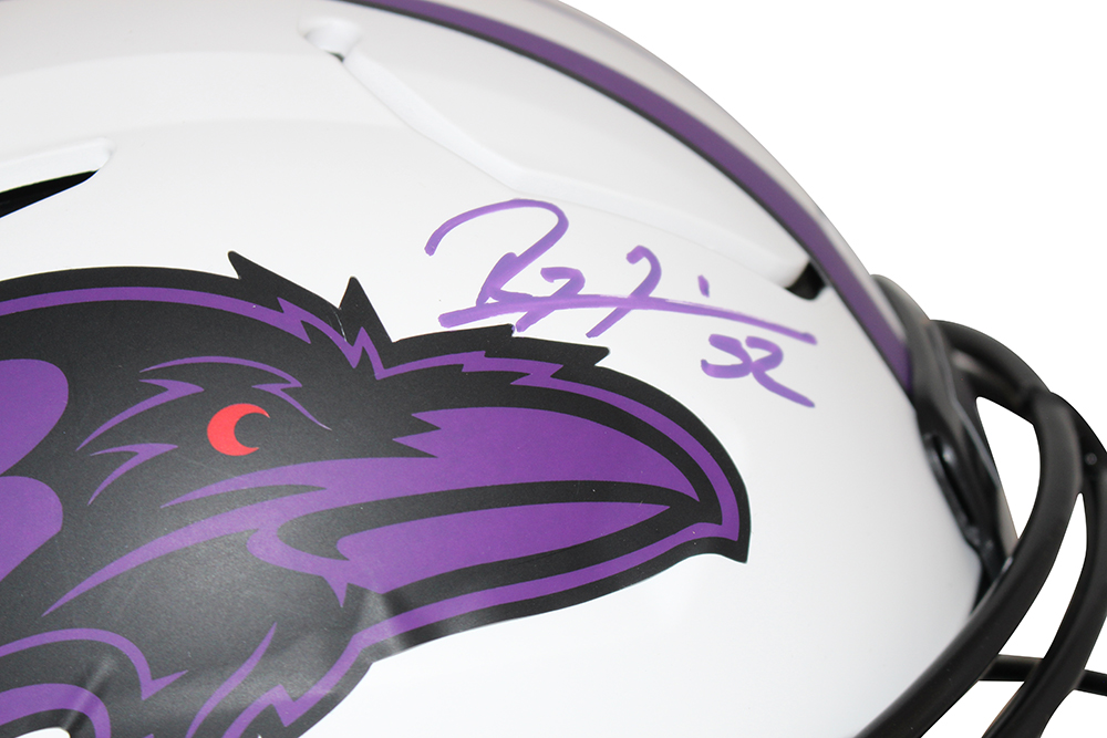Ray Lewis Signed Baltimore Ravens Authentic Lunar Speed Flex Helmet BAS 31493