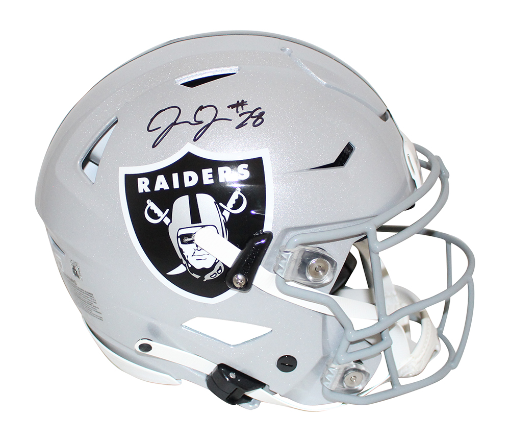 Josh Jacobs Signed Las Vegas Raiders Authentic Speed Flex Helmet BAS 31518