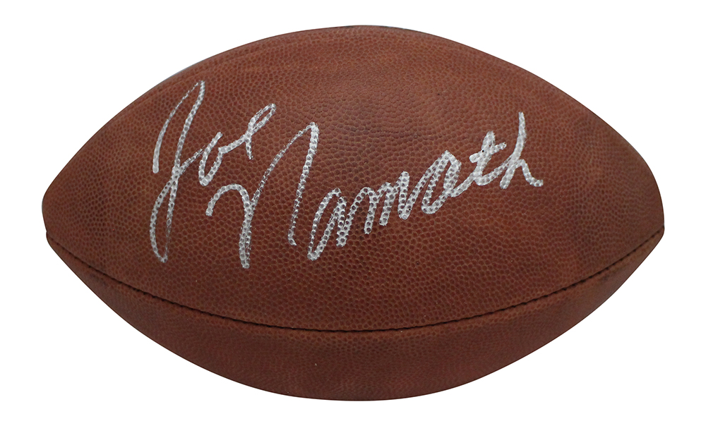Joe Namath Autographed New York Jets Official Tagliabue Football JSA 30927