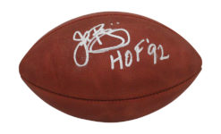 John Riggins Autographed Washington Redskins Official Football HOF BAS 31407